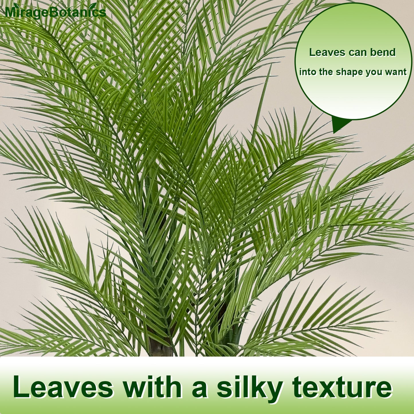 Artificial Palm Tree  Faux Palm Tree Fake Plant in White Planter for Indoor Outdoor Big House Living Room Outside Patio Office Home Decor