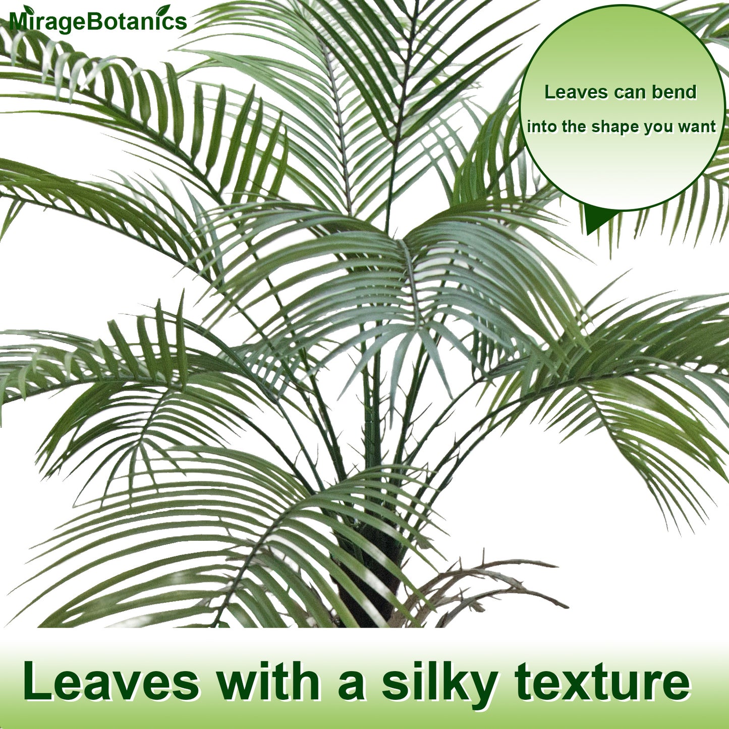 Artificial Palm Tree, Tall Fake Palm Trees for Outdoor Indoor Decor, Faux Phoenix Palm Plants for Outside Patio Pool Coastal Office Living Room Home Decor