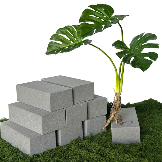 Dry Floral Foam Bricks,Florist Blocks Supplies for Artificial Flower Plants Arrangement DIY Craft,Pack of 8