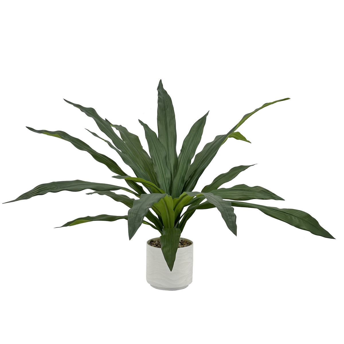 Artificial Brazilwood Tree Faux Plant Tree with White Pot, Fake Plants Large Tropical Palm Tree, in Pot for Indoor Outdoor Office Garden balcony patio Home Decor (Green)
