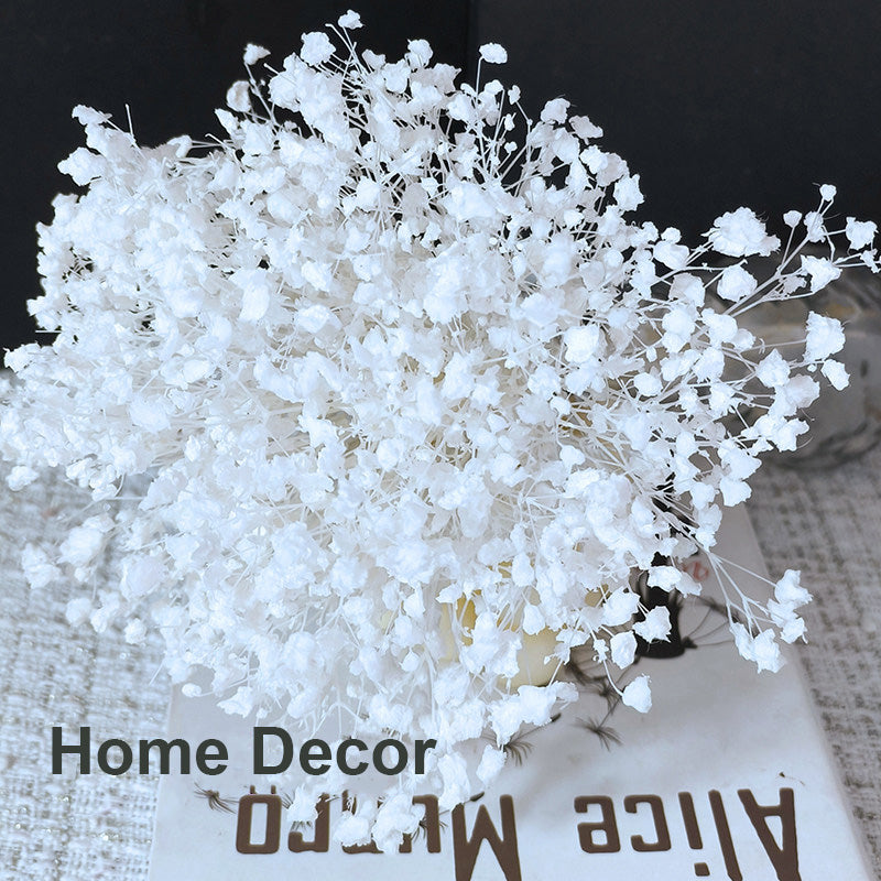 2000+ Bulk Bleached Dried   Babys Breath Bouquet, Pure White - Gold Gypsophila Flowers, Long-Lasting Wedding, Home, Party Decor -  Floral Arrangements Dried Flower for Office Home Decor (Gold)