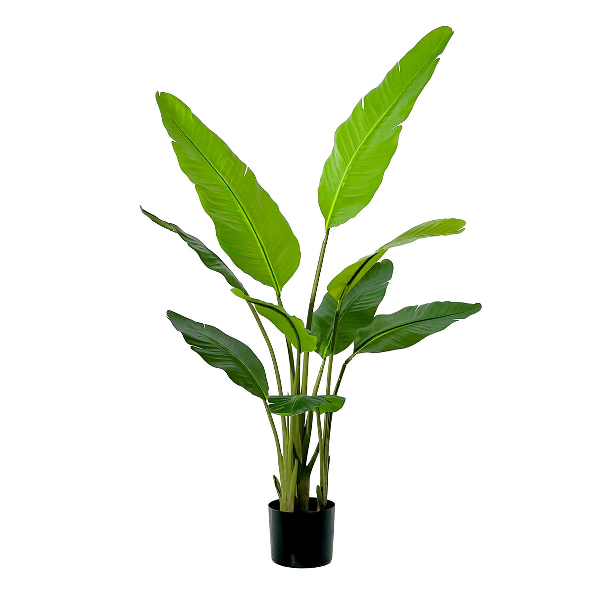 Artificial Banana Plant Fake Bird of Paradise Plant for Indoors and Outdoors,Faux Palm Tree for Office and Home Decor, Housewarming Gift