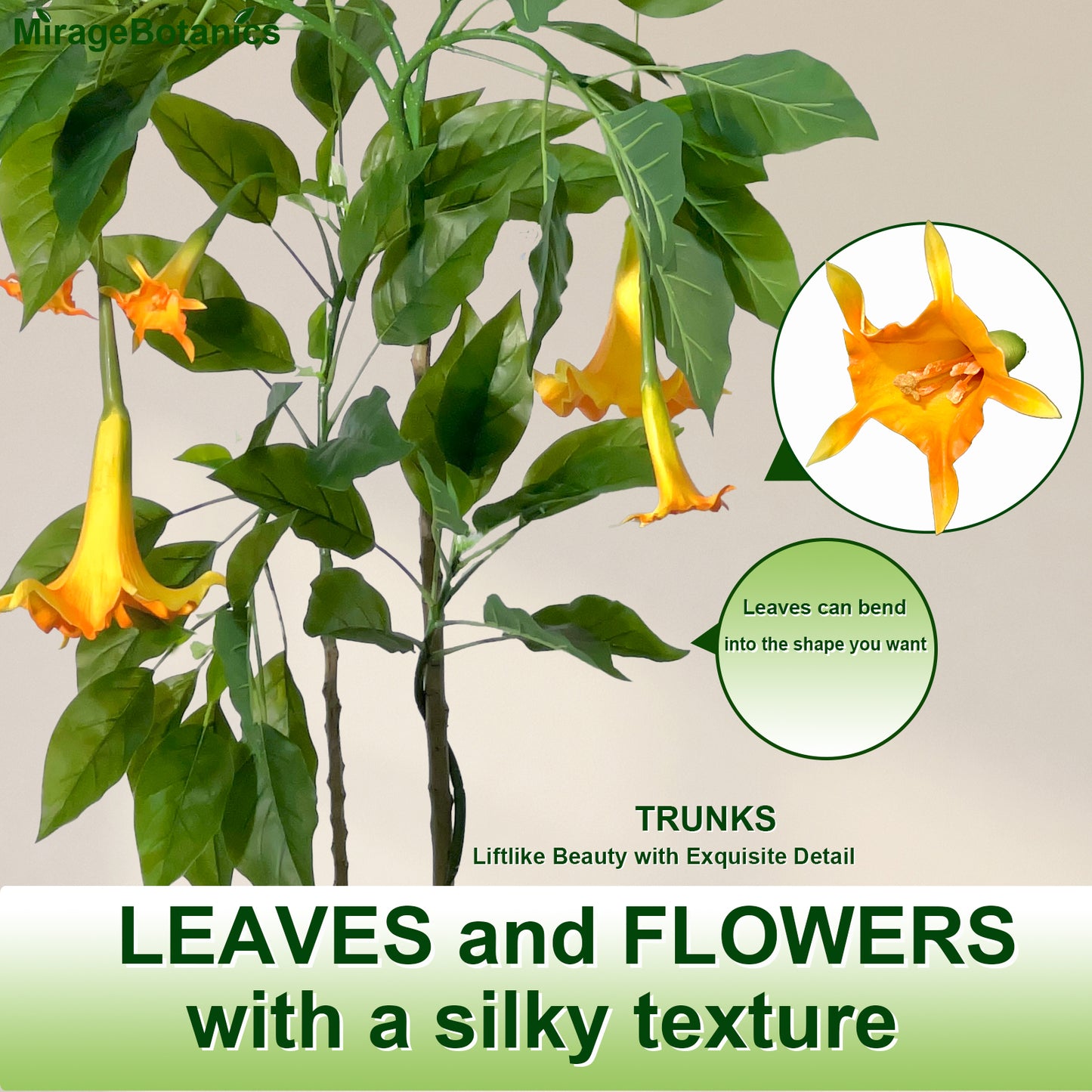 160cm Artificial SunFlower Tree, Artificial Fuchsia Tree,  Faux Plant Morning Glory Tree Fake Plant with White Tall Planter for Home Office Garden Decor Housewarming Gift