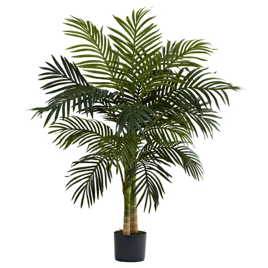 Artificial Palm Tree - 4FT Fake Tree with Tall Planter