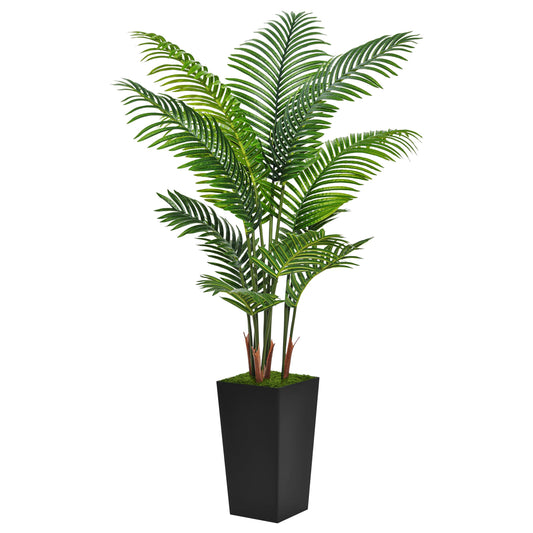 Artificial Palm Tree - 5FT Fake Tree with Tall Planter